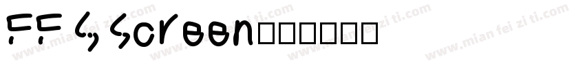 FF Screen字体转换